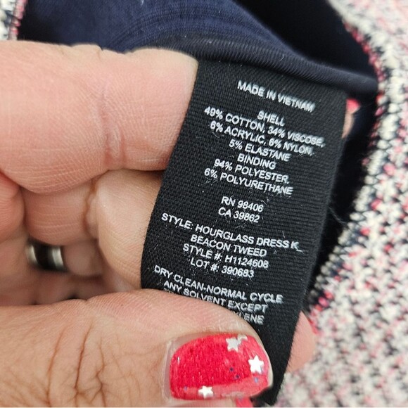 Theory Hourglass Tweed Dress Sleeveless - Picture 8 of 8